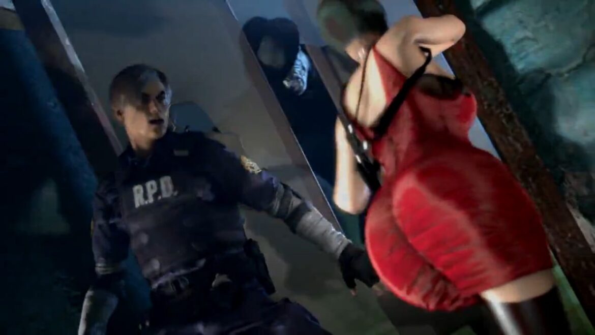 resident evil another day sfm 3d monster sex porn video screenshot 1