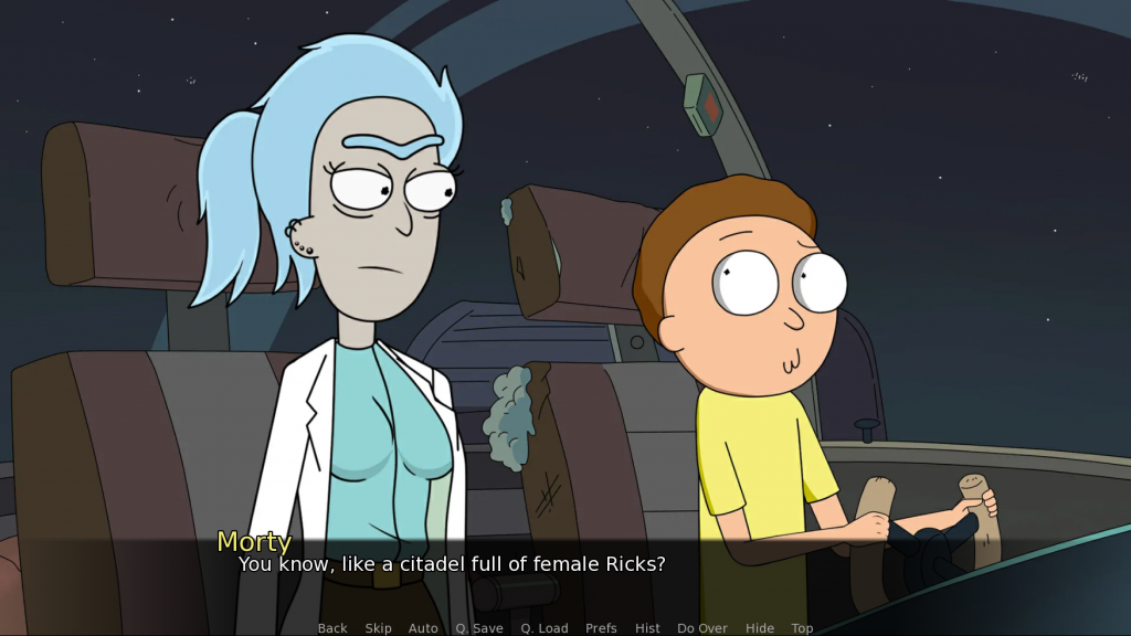 1024px x 576px - Cartoon Sex Game Review: Rick and Morty a Way Back Home - Hentaireviews