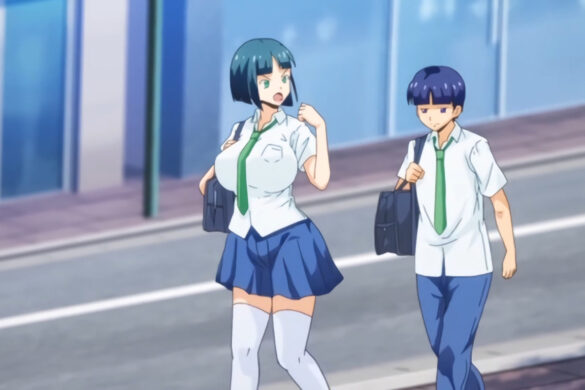girl berating boy in public